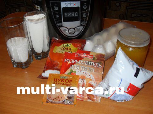 Медовий торт у мультиварці